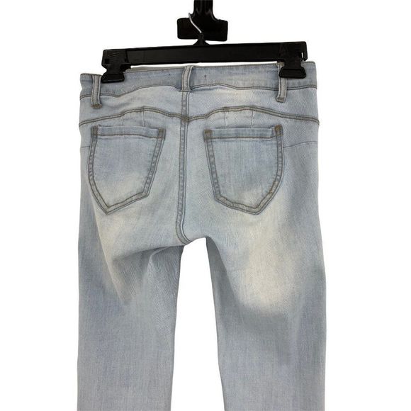 Womens Wax Jeans Size 1 Jr Super Skinny 0427 Light Wash Stretch - Picture 5 of 6